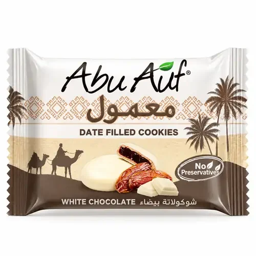 Abu Auf White Chocolate Date Filled Cookies