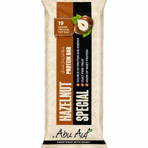 Abu Auf Hazelnut Special Protein Bar – Sweetened with Honey (হ্যাজেলনাট স্পেশাল প্রোটিন বার – মধু দিয়ে)