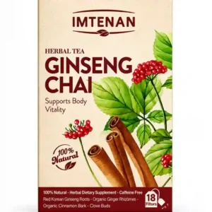 Imtenan Ginseng Chai Herbal Tea 18 Filters