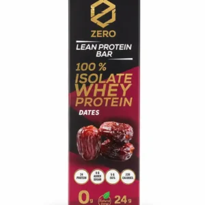Zero Lean Protein Bar Dates Flavor 100% Isolate Whey Protein